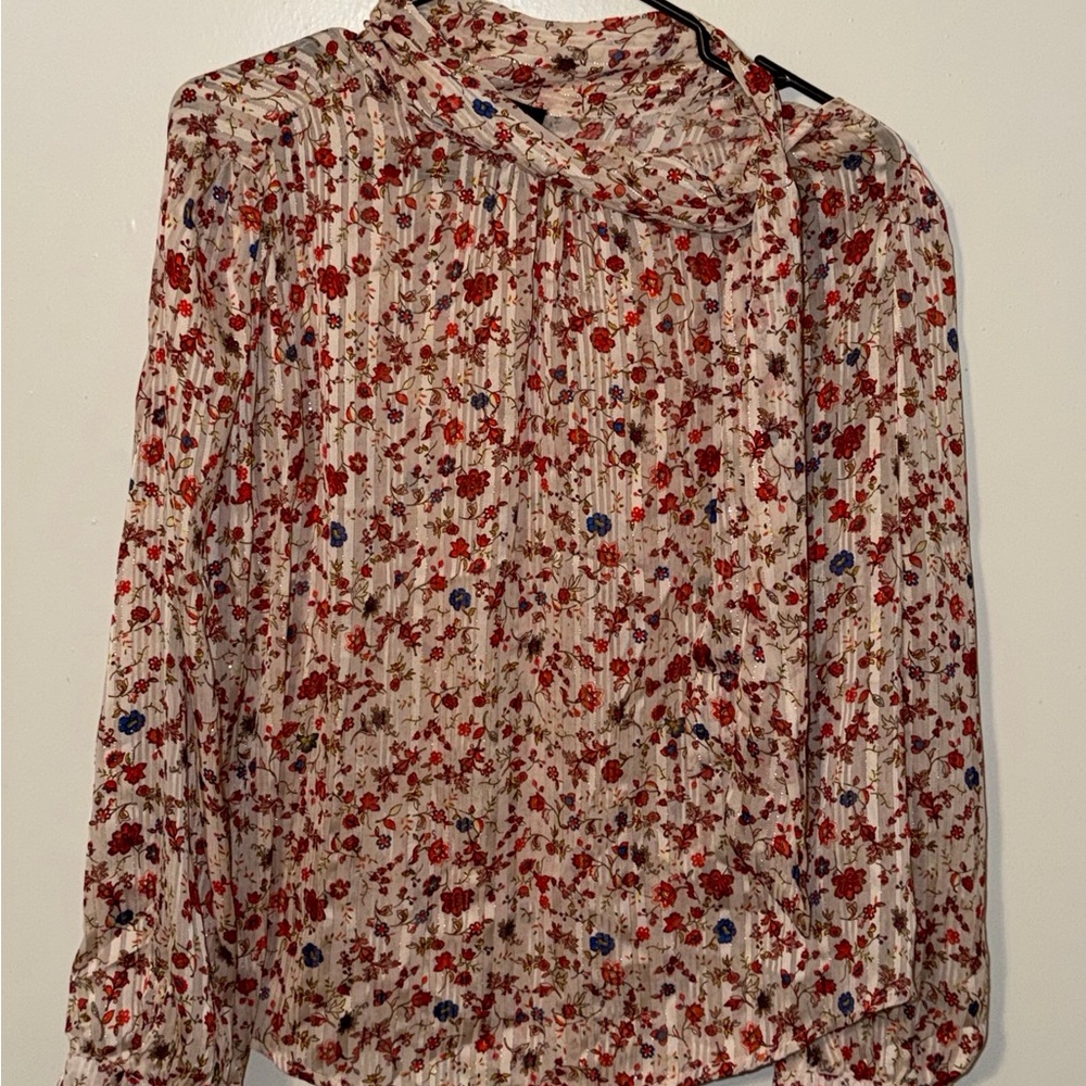 Elegant Floral Women's Blouse